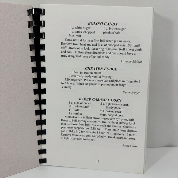 Vintage Sumner Michigan Center Church Nazarene Cookbook Midwest Recipes - Picture 3 of 5